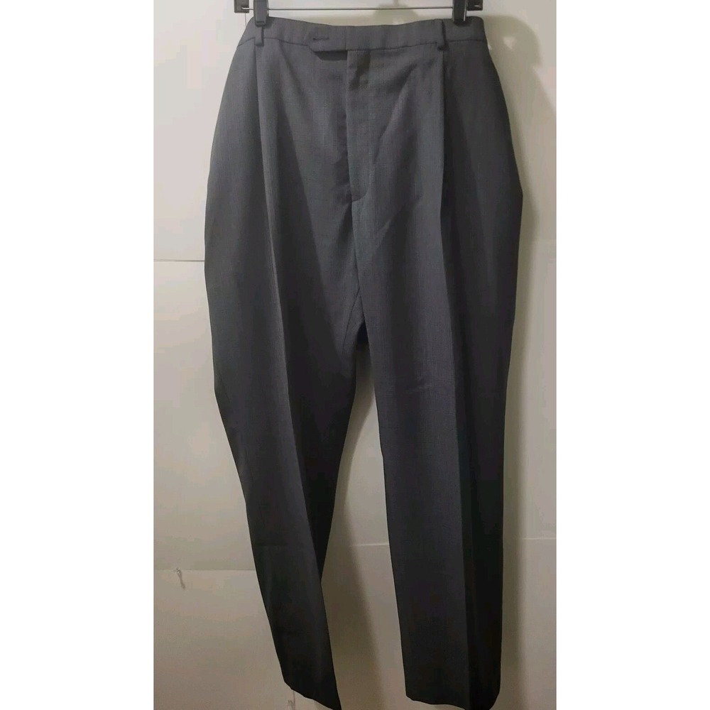 Hart Schaffner Marx , Men's Gray Dress Pants Gray 44